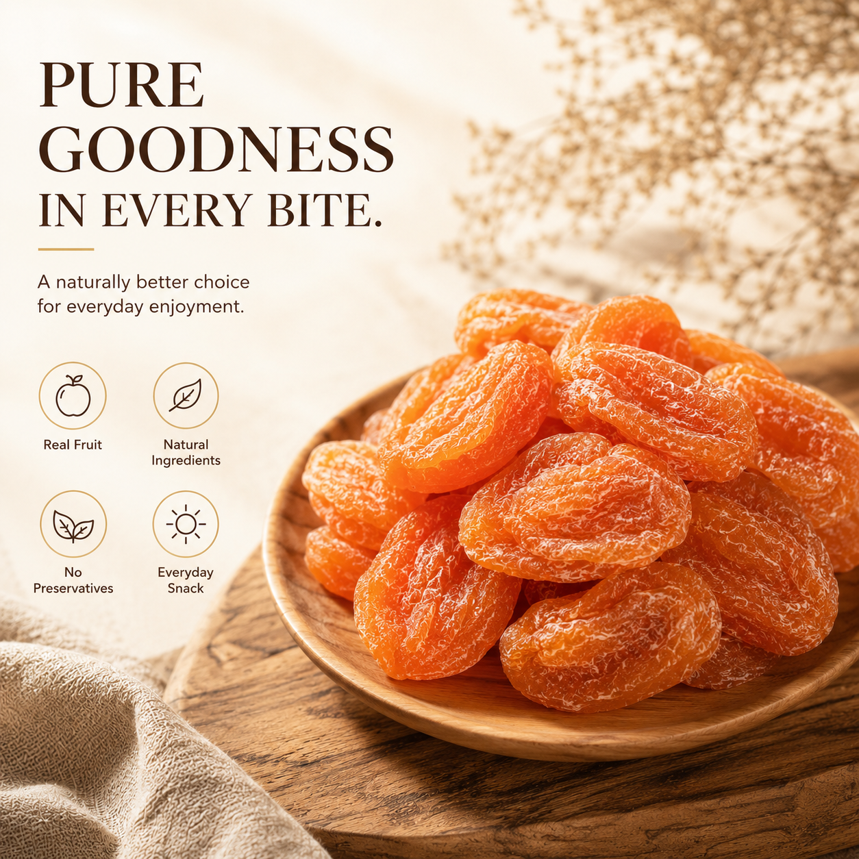 ✨ Naturally Crafted Bamboo Salt Dried Loquat |🍊Real Fruit • Clean Ingredients • Everyday Wellness-&F