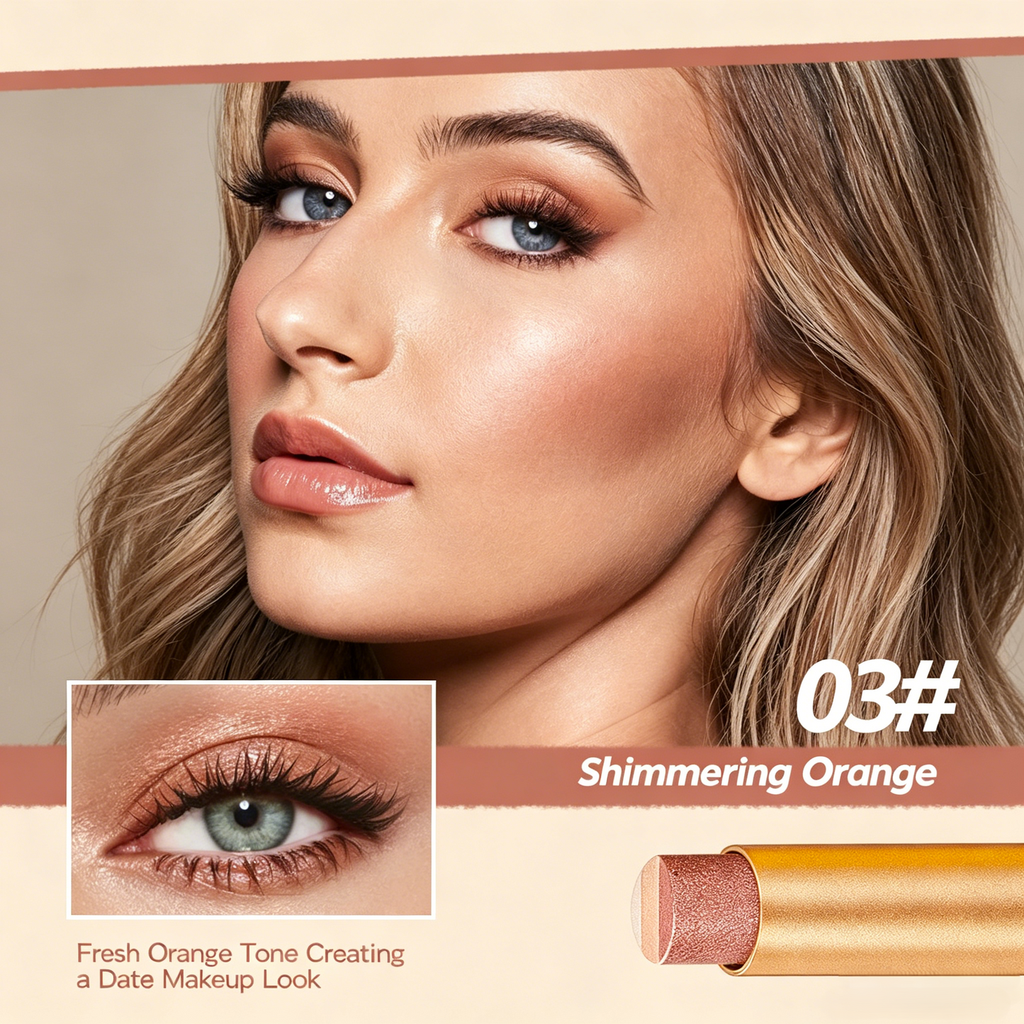 🔥5-Second Eye Look, Beginner Friendly, Seamless Gradient, Dewy Finish-LP