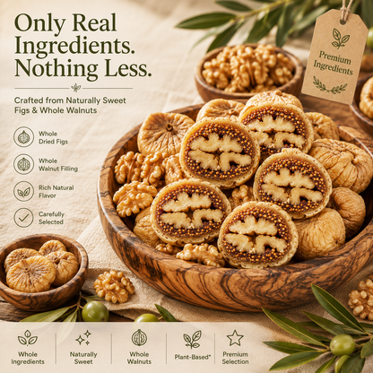 🥗 Nutritionist Recommended ｜ ⭐ 300,000+ Sold ｜ 🌿 Healthy Never Looked This Delicious ❤️ Premium Stuffed Dried Figs with Whole Walnuts-&F