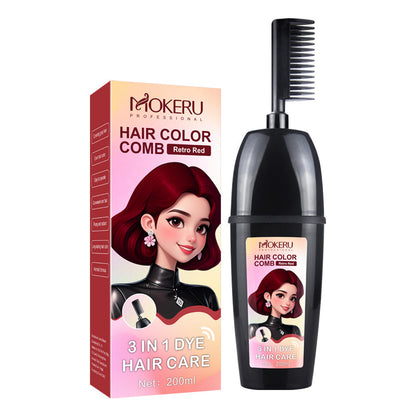 Mokeru 10-Minute Instant Bubble Hair Color Shampoo ⏱️ Achieve Salon-Quality Hair at Home! 💆‍♀️🌿 -BP