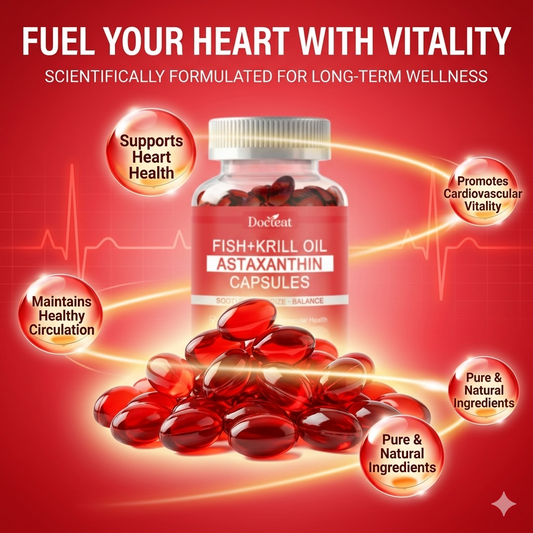 ❤️‍🔥Clinical Grade Krill & Fish Oil Complex + Super Antioxidant Astaxanthin – 👑Scientifically Formulated for Cardiovascular Vitality, Joint Mobility & Cognitive Focus – Non-GMO Pure Formula🛡️-BP