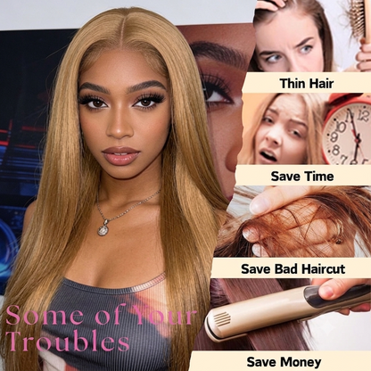 👑Premium HD Lace Front Wig — 💎100% Virgin Human Hair (Straight/Body Wave)-bp