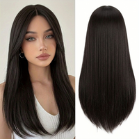 🔥Black straight hair