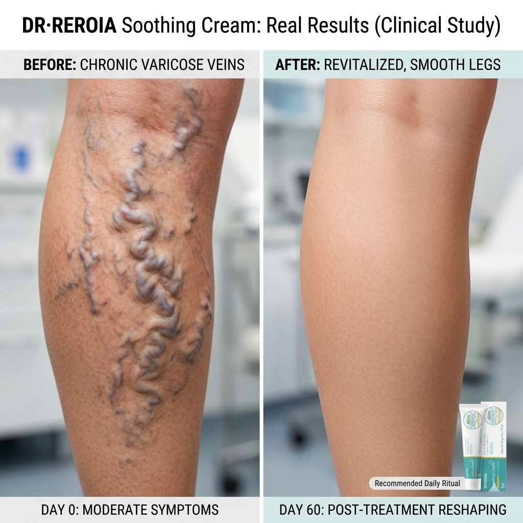 🌿 DR·REROIA Herbal Leg Soothing & Recovery Cream | Relief for Varicose Veins & Tired Legs ⚡ -BP