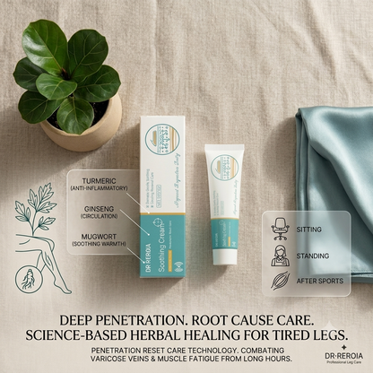 🌿 DR·REROIA Herbal Leg Soothing & Recovery Cream | Relief for Varicose Veins & Tired Legs ⚡ -BP