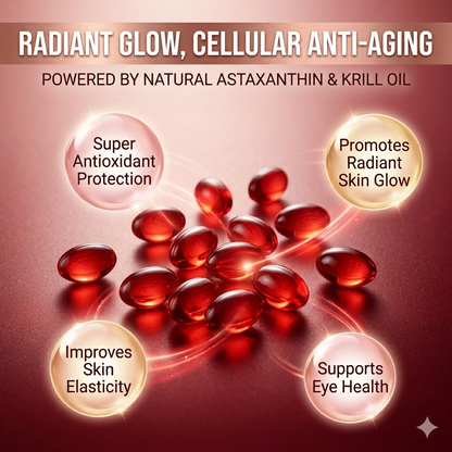 ❤️‍🔥Clinical Grade Krill & Fish Oil Complex + Super Antioxidant Astaxanthin – 👑Scientifically Formulated for Cardiovascular Vitality, Joint Mobility & Cognitive Focus – Non-GMO Pure Formula🛡️-BP