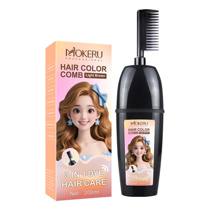 Mokeru 10-Minute Instant Bubble Hair Color Shampoo ⏱️ Achieve Salon-Quality Hair at Home! 💆‍♀️🌿 -BP