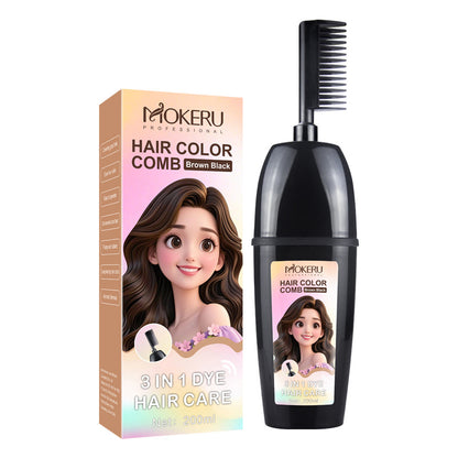 Mokeru 10-Minute Instant Bubble Hair Color Shampoo ⏱️ Achieve Salon-Quality Hair at Home! 💆‍♀️🌿 -BP