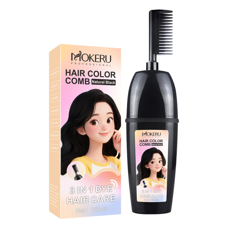 Mokeru 10-Minute Instant Bubble Hair Color Shampoo ⏱️ Achieve Salon-Quality Hair at Home! 💆‍♀️🌿 -BP
