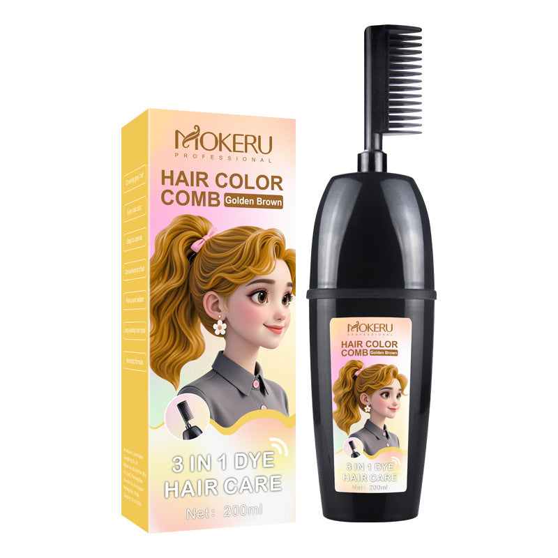 Mokeru 10-Minute Instant Bubble Hair Color Shampoo ⏱️ Achieve Salon-Quality Hair at Home! 💆‍♀️🌿 -BP