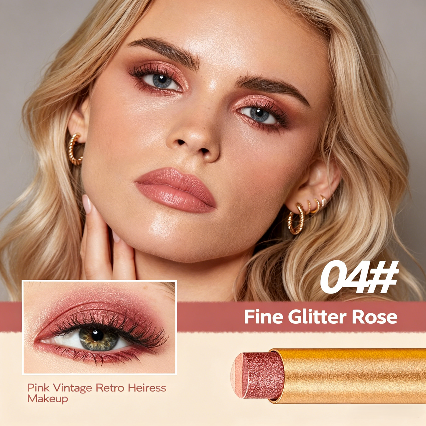 🔥5-Second Eye Look, Beginner Friendly, Seamless Gradient, Dewy Finish-LP