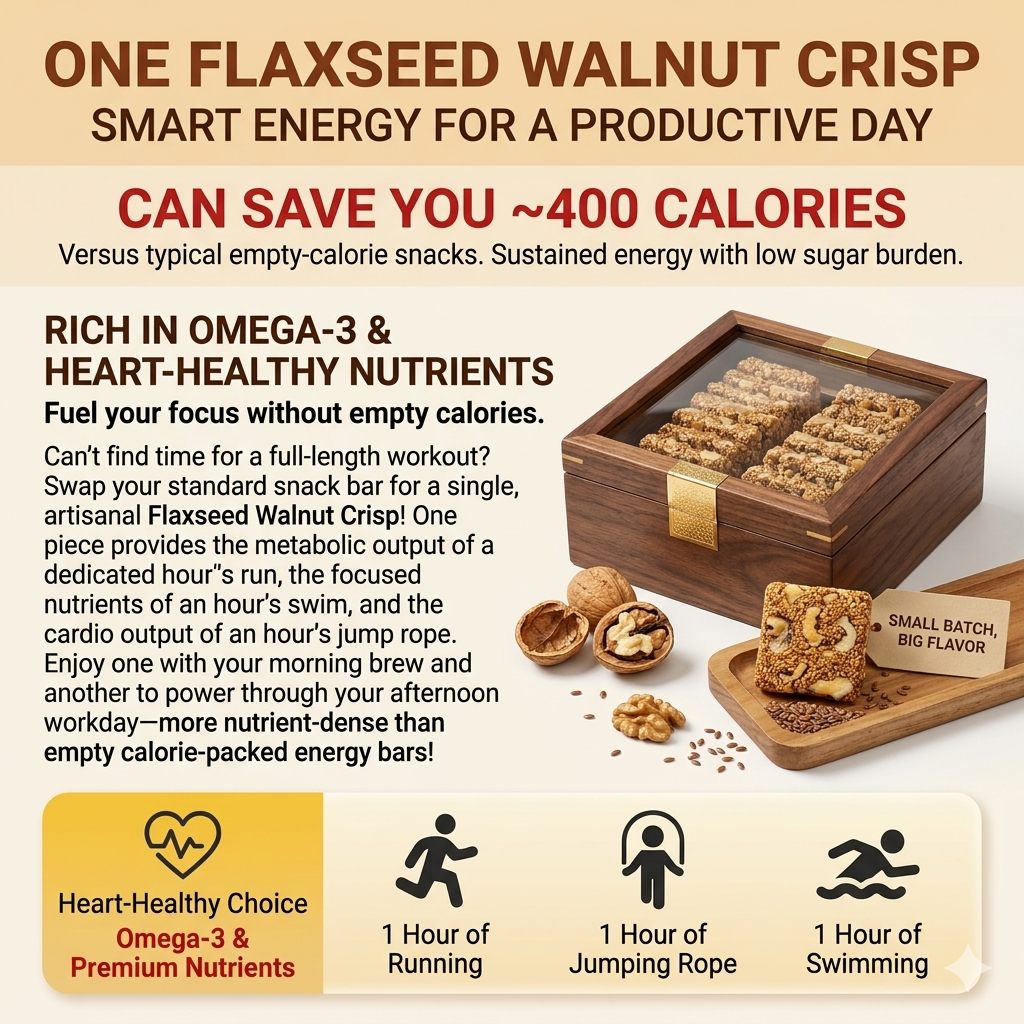 🔥🔥Premium Flaxseed & Whole Walnut Cellular Energy Bites🔥-EV1